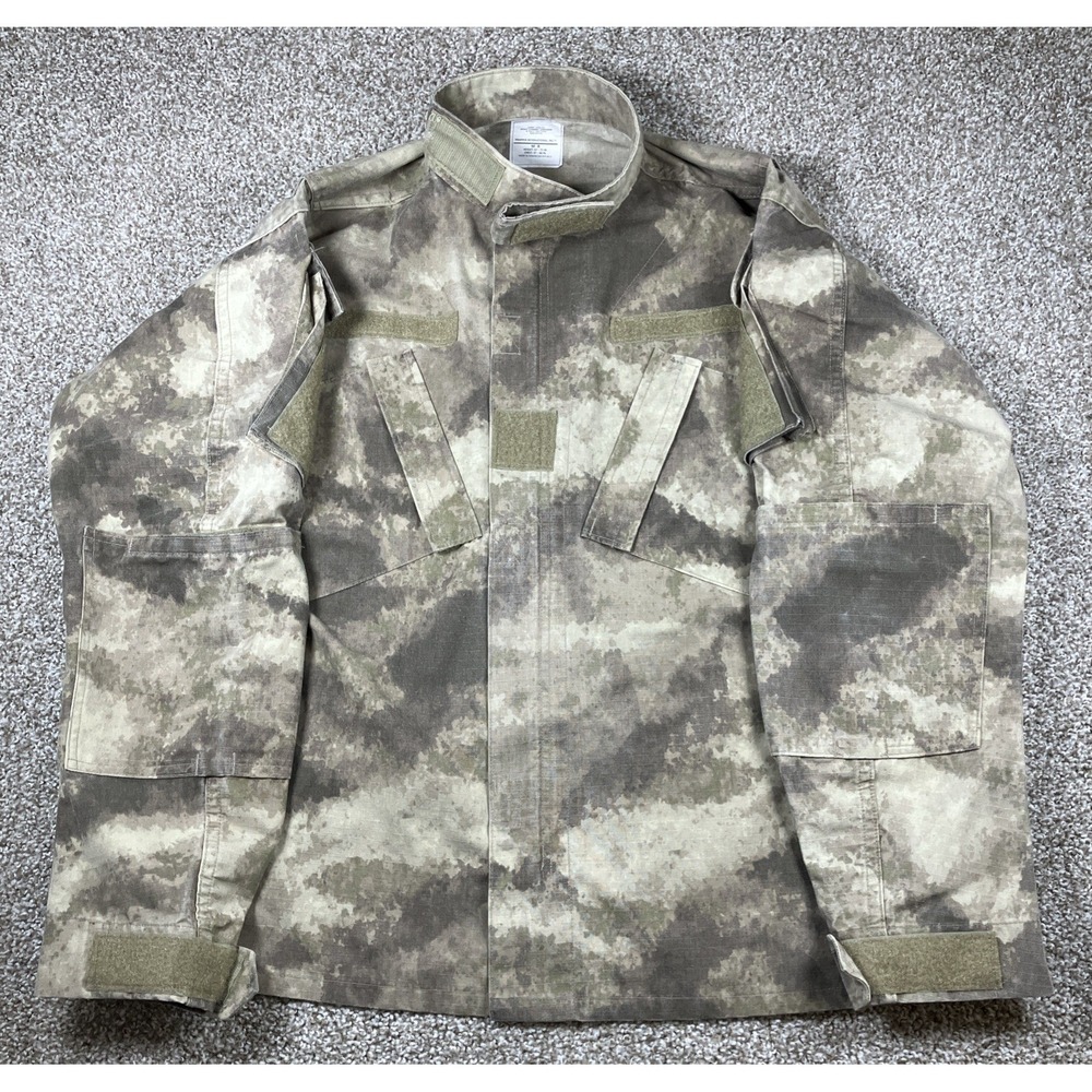 Propper Battle Utility Coat Rip-Stop  A-Tacs Camo Pattern Men's Medium Reg